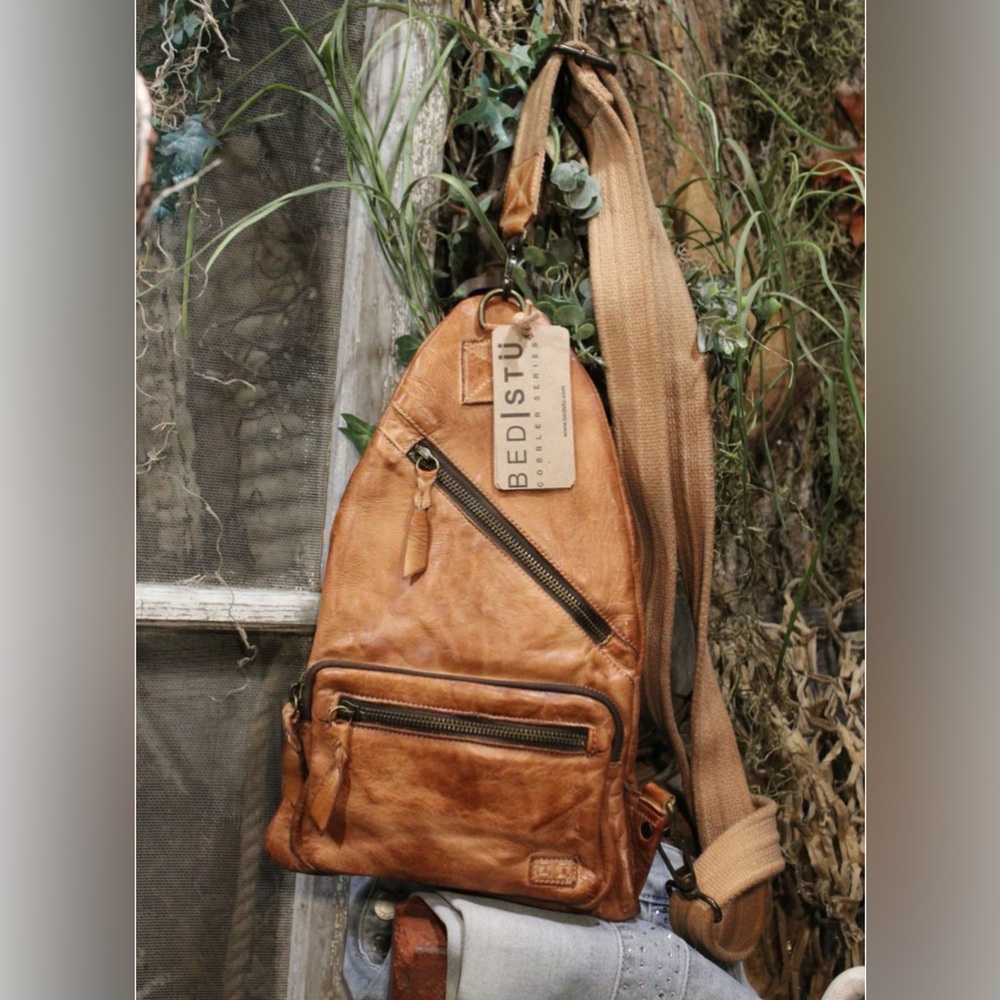 Bed Stu Andie Leather Backpack Purse NWT